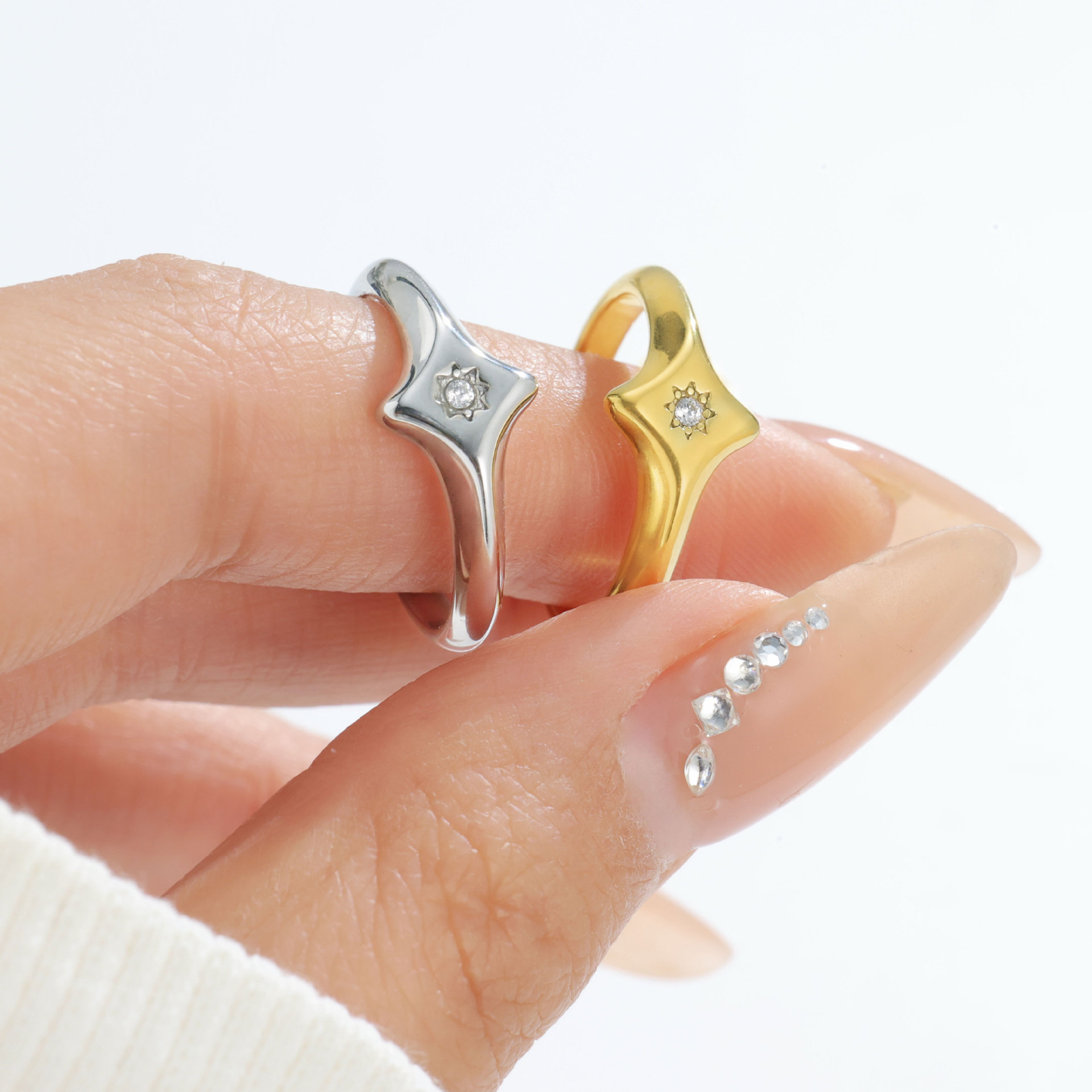 Celestial Star Zirconia Ring